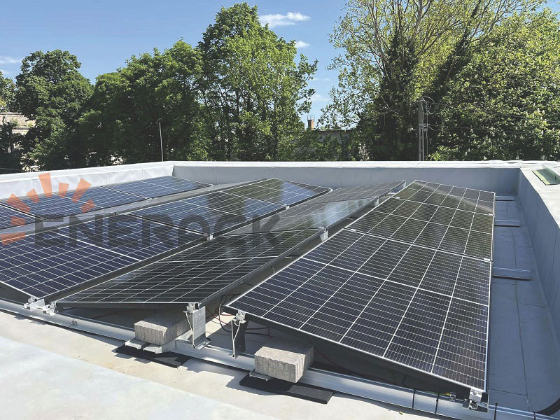  East & West Ballasted Solar Mounting System