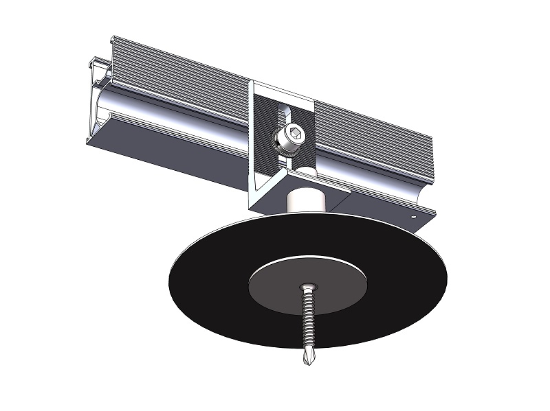 TPO roof PV mounting bracket