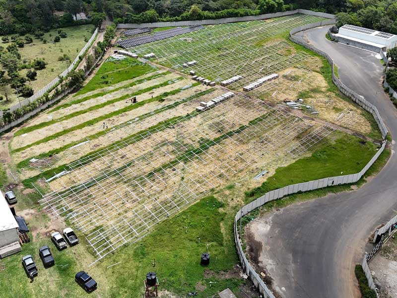 ZAM ground solar mounting systems