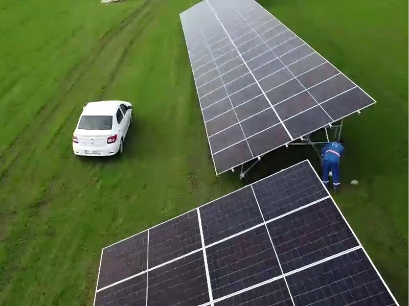 Проект за стандартна система за наземно монтиране на Enerack