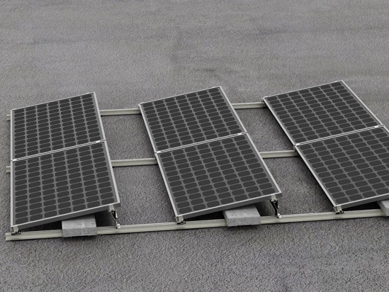 Монтаж на система за монтаж Enerack Ballasted-PRO