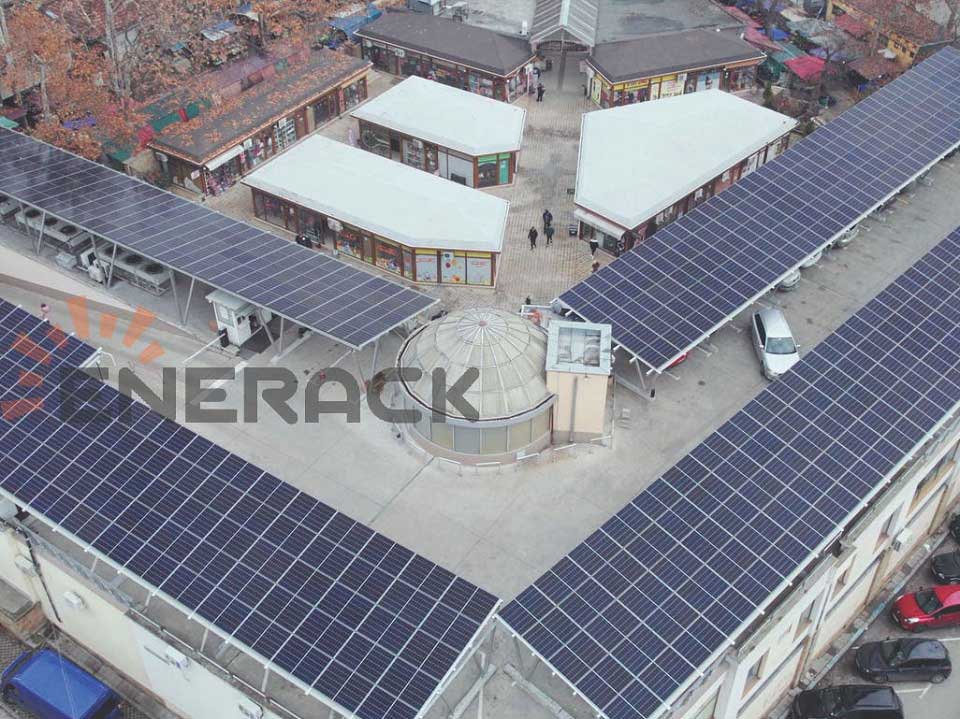 300KW Стандартна соларна система за монтиране на навеси в България
        