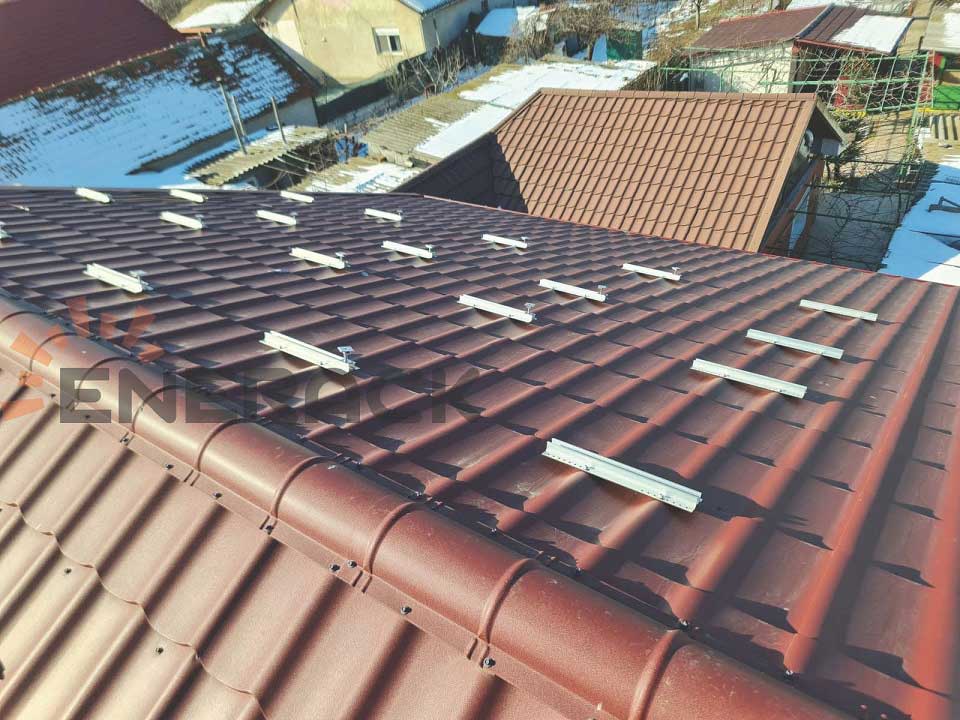 10KW 26mm Мини релса за гофрирани пластмасови плочки в Румъния
