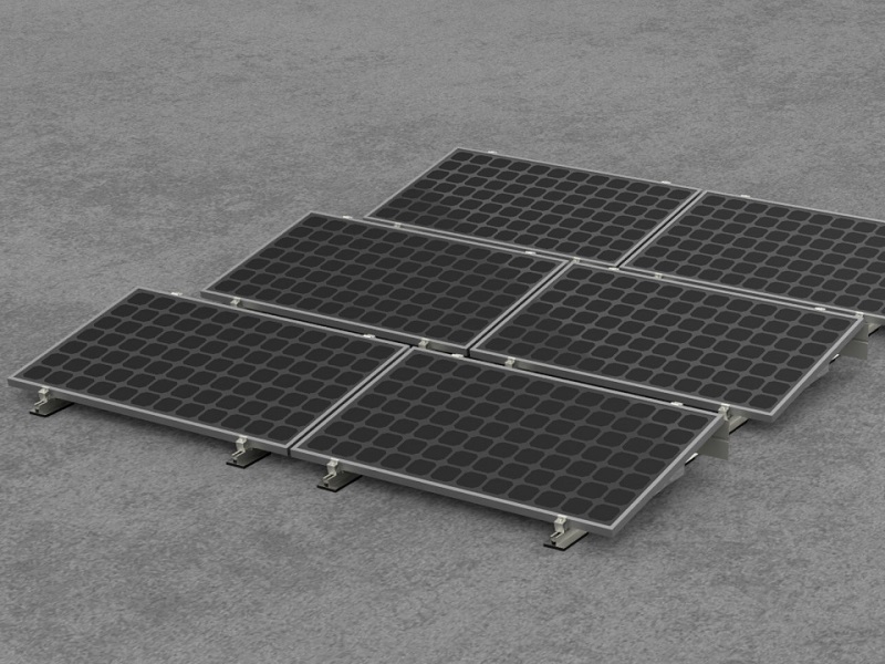 Монтаж на система за монтаж Enerack Ballasted-ULT